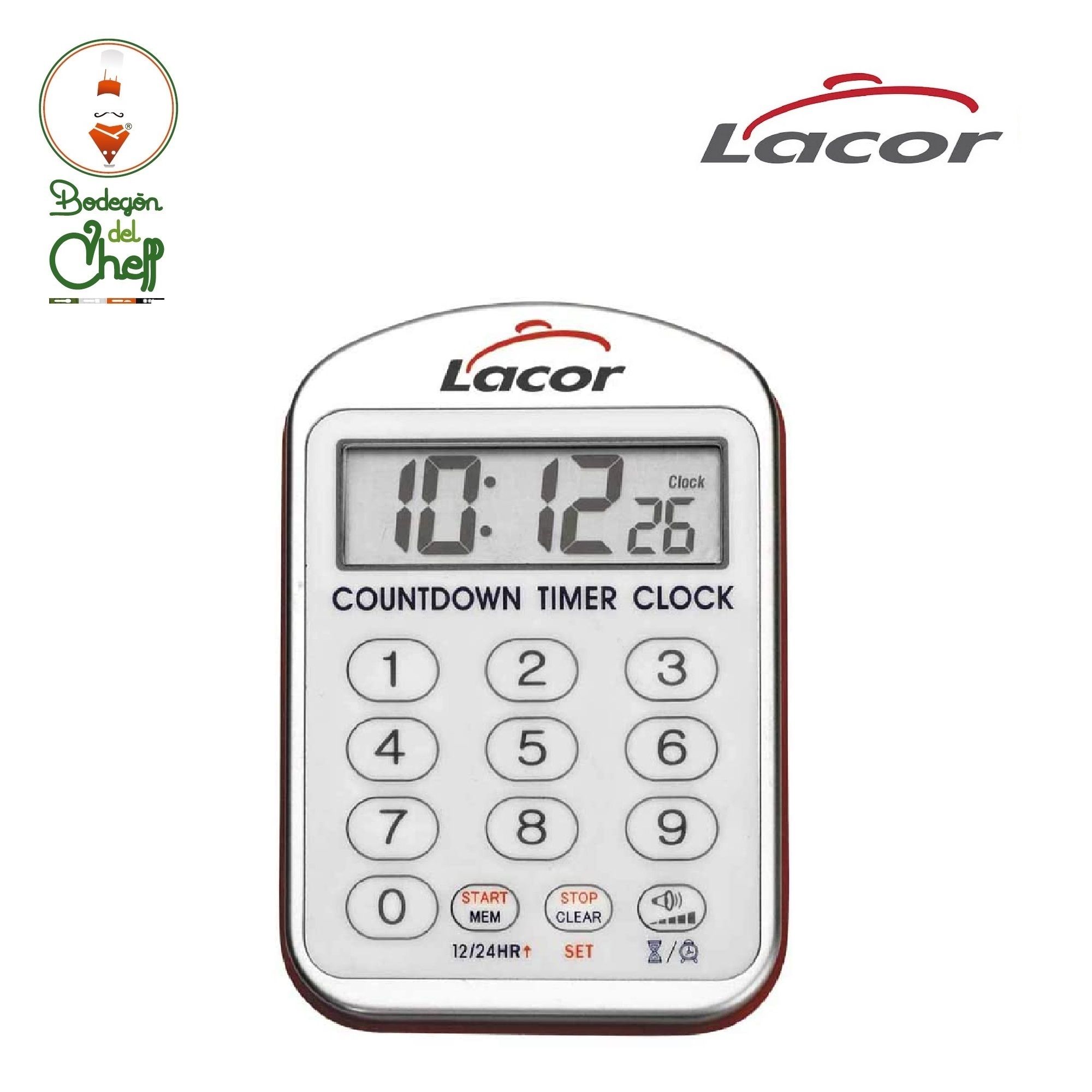 Reloj de cocina con alarma