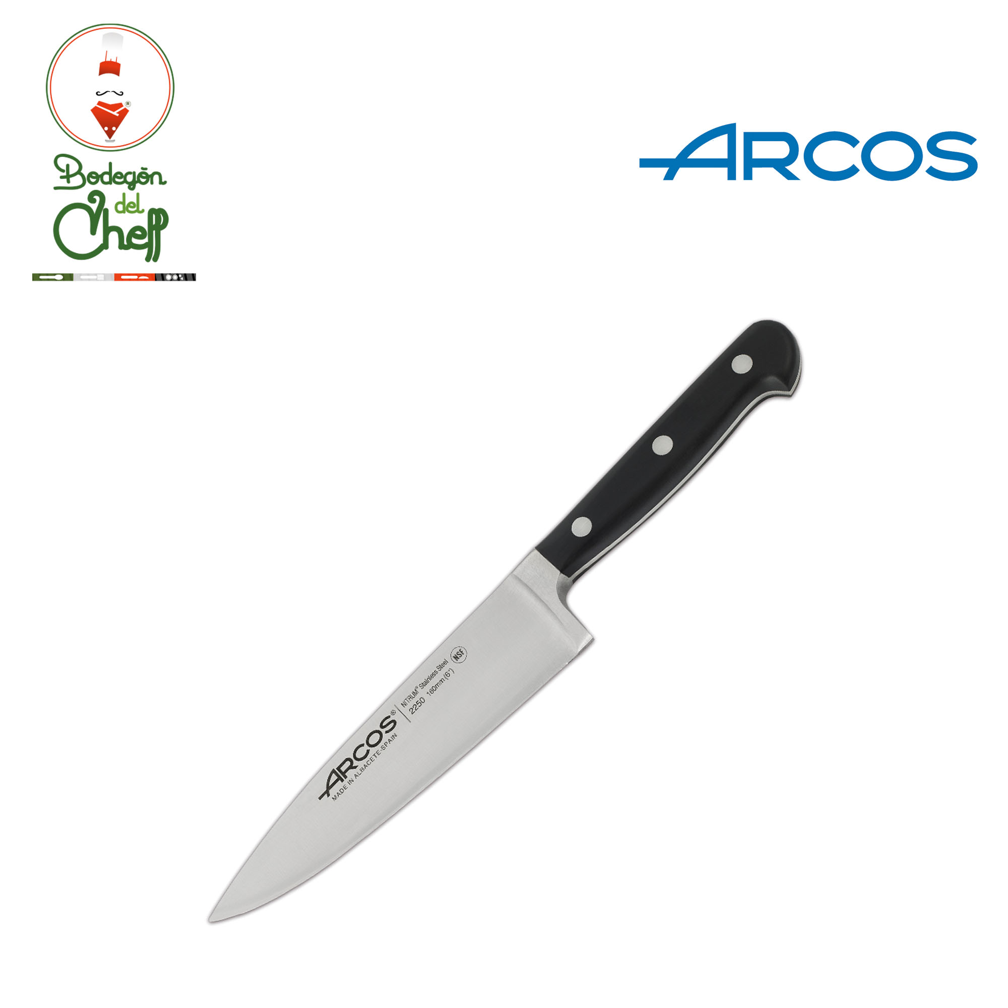 Cuchillo cocinero 160 mm. estuche - opera