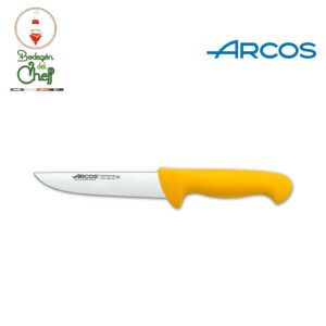 Cuchillo carnicero mango amarillo 170 mm - arcos/2900