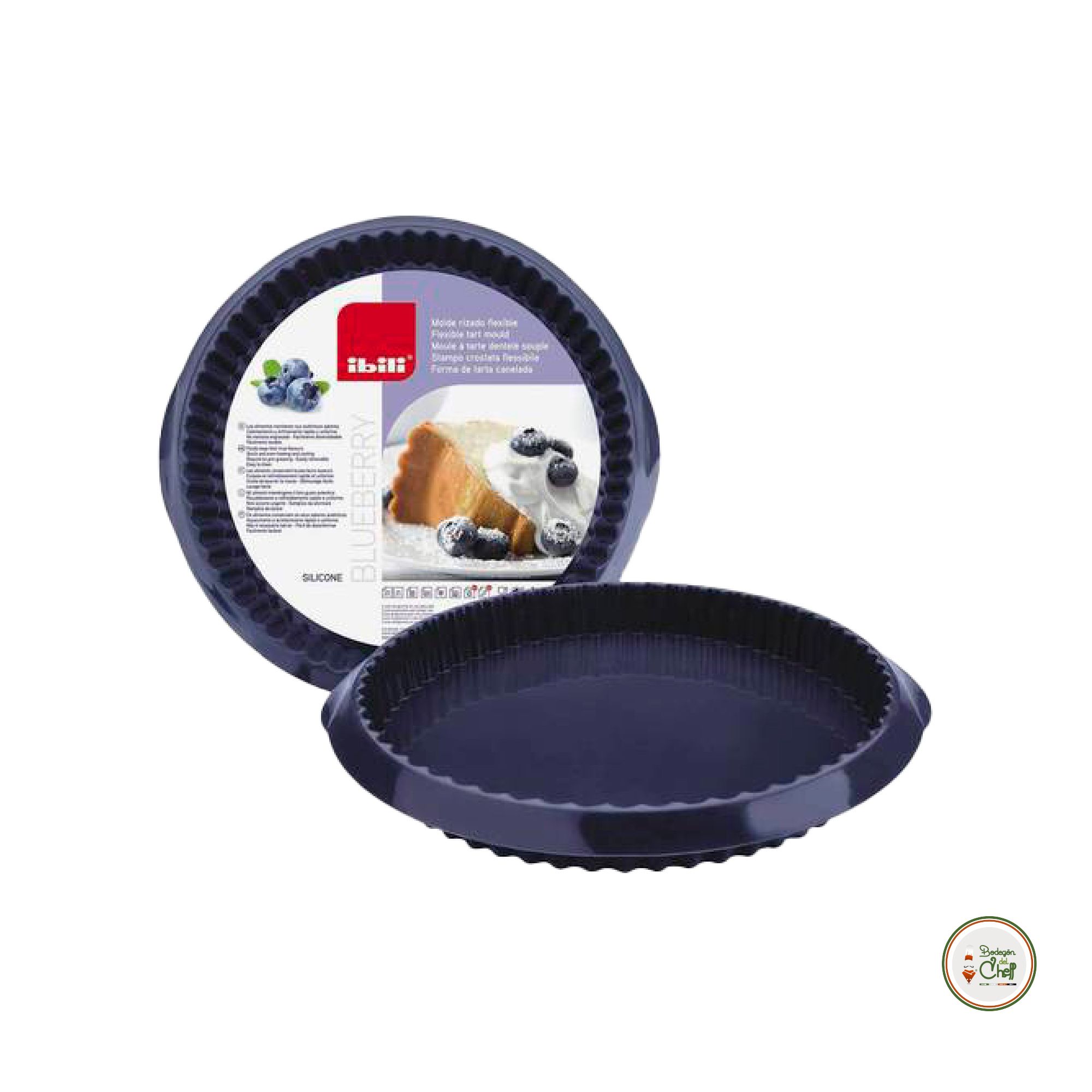 Molde de silicona pie rizado