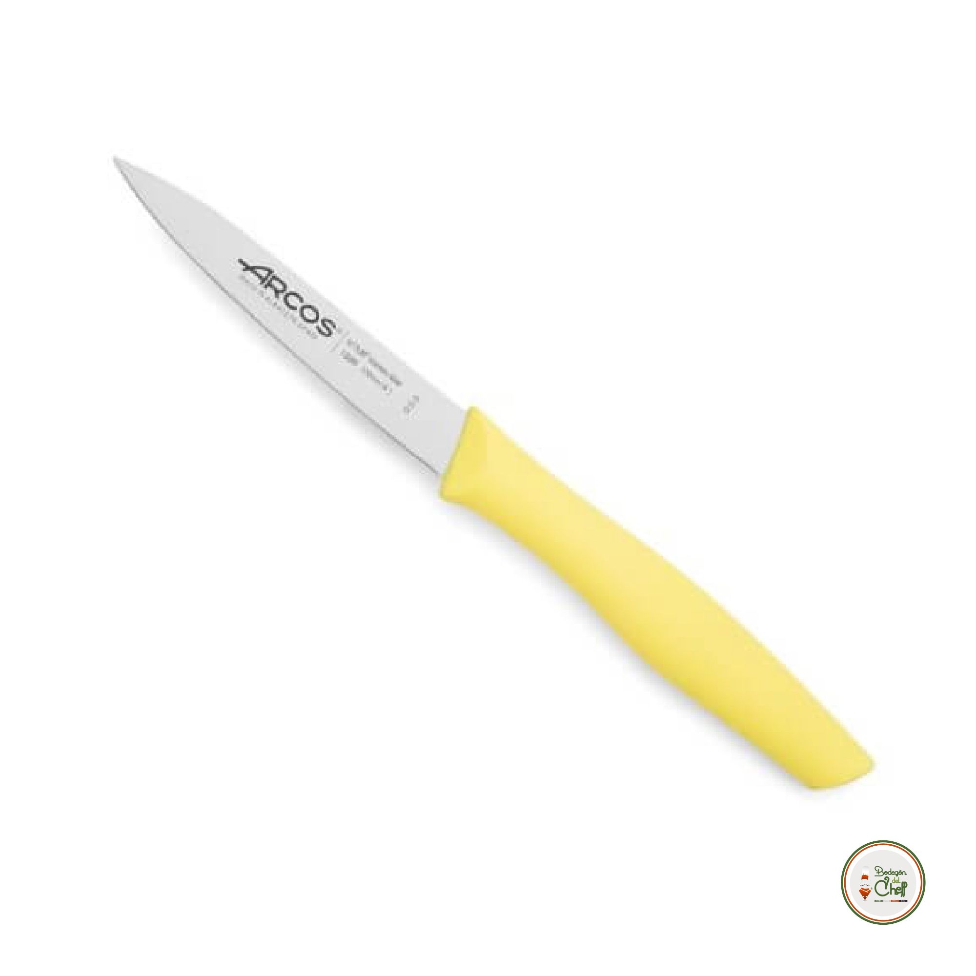Cuchillo mondador amarillo 85mm