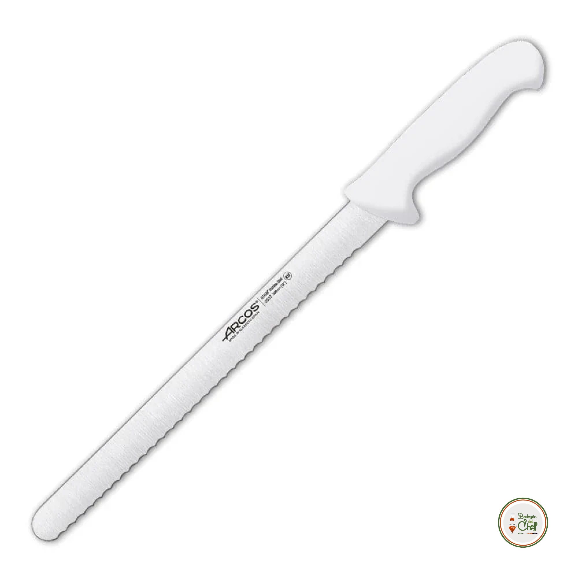 Cuchillo pastelero blanco 300mm