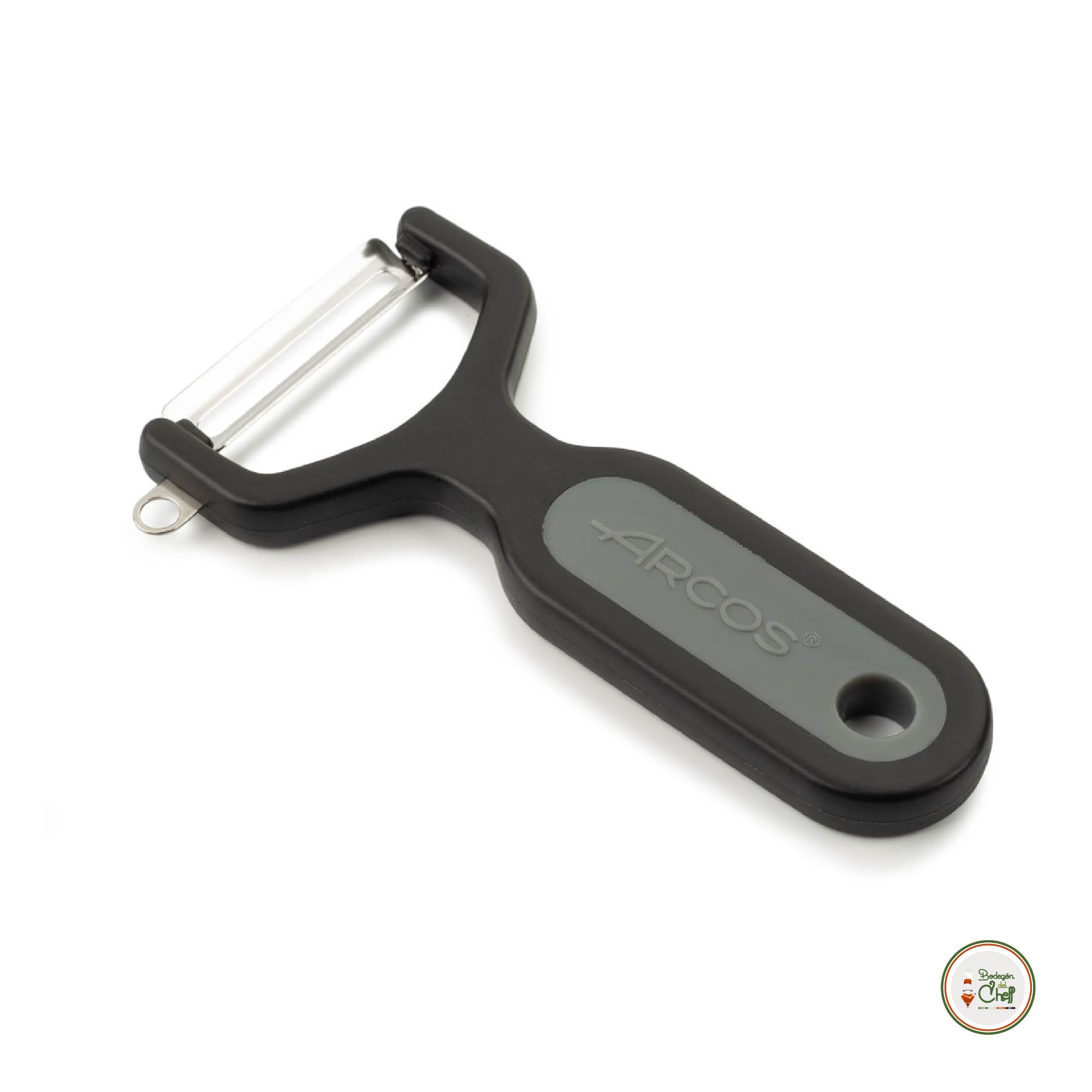 Pelador de cocina negro